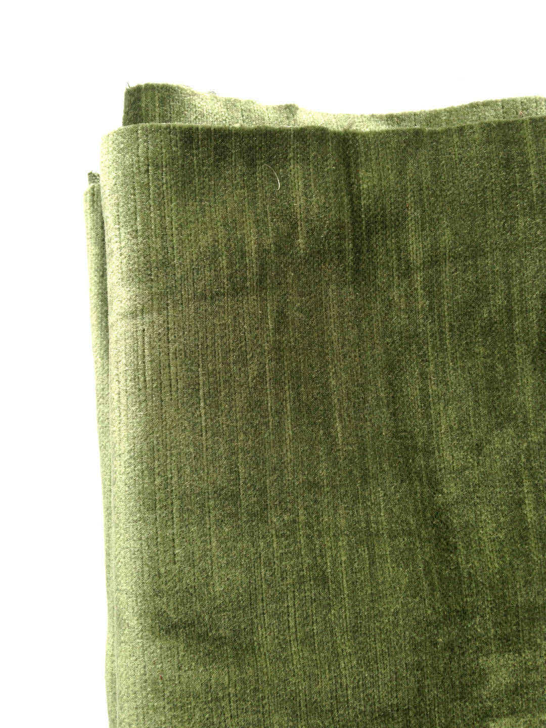 Coupon de velours brossé VERT PISTACHE, toile épaisse 80 X 115 cm