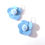 Miniature : Boucles FLEURS BLEUES, en feutre