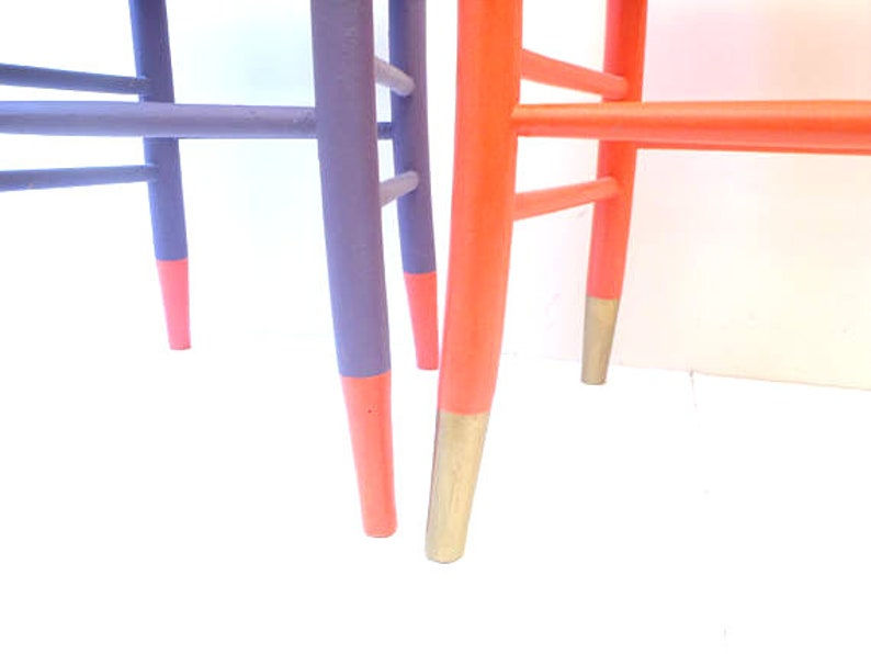 Miniature : Mes CHAISES TIBÉTAINES paire Thonet upcyclée