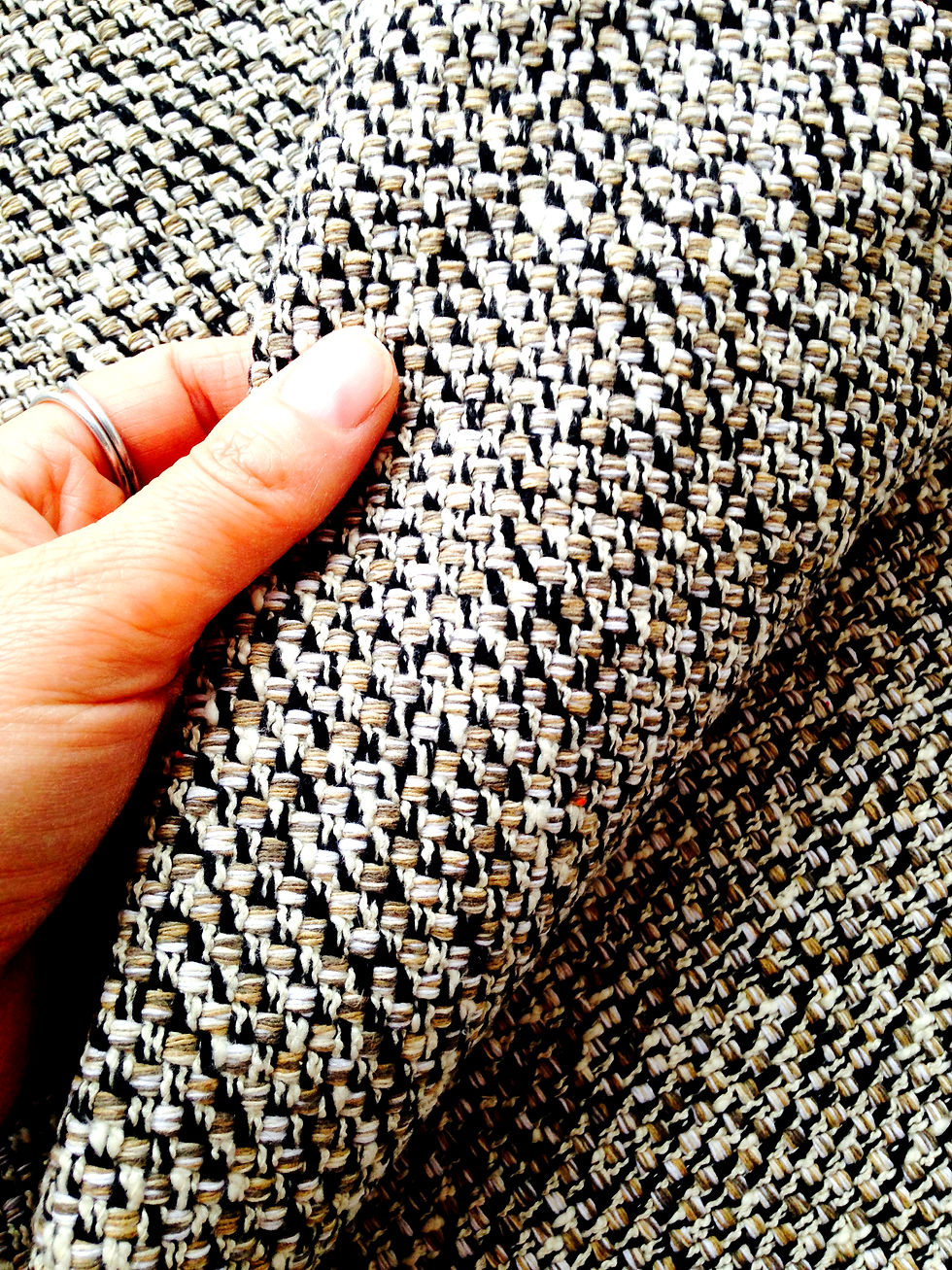 Miniature : Tissu Chutes de tweed, lot de trois petits coupons