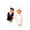Miniature : Boucles d'oreilles LES P'TITS MARIÉS, mariage, couple