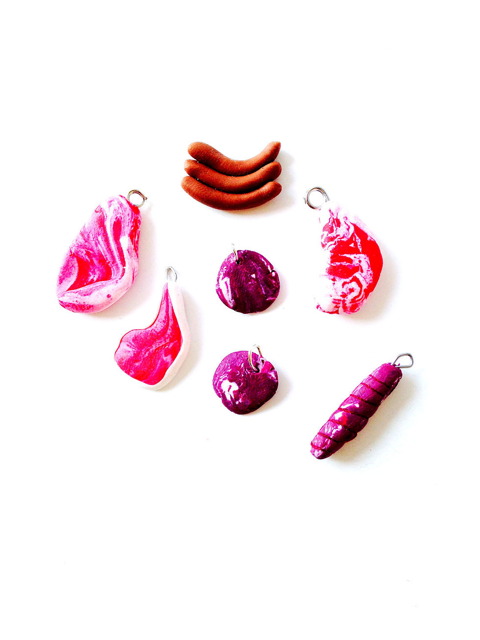 Miniature : Charms viande miniature La Boucherie pour bijoux vitrines miniatures
