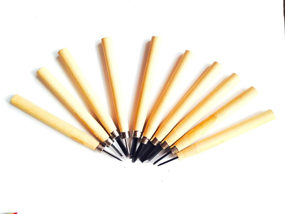 Miniature : Gouges pour Linogravure lot de 10 Produit d'occasion comme neuf