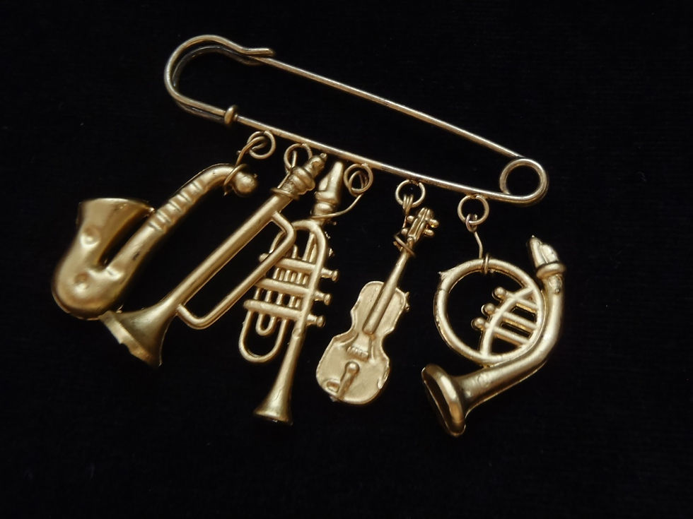 Thumbnail: Broche A NIGHT IN NEW ORLEANS instruments de musique