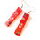 Miniature : Boucles d'oreilles MILLE FLEURS, rouges