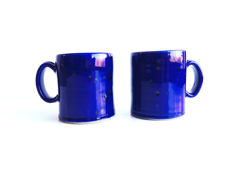 Miniature : Mugs CORSICA faïence bleue