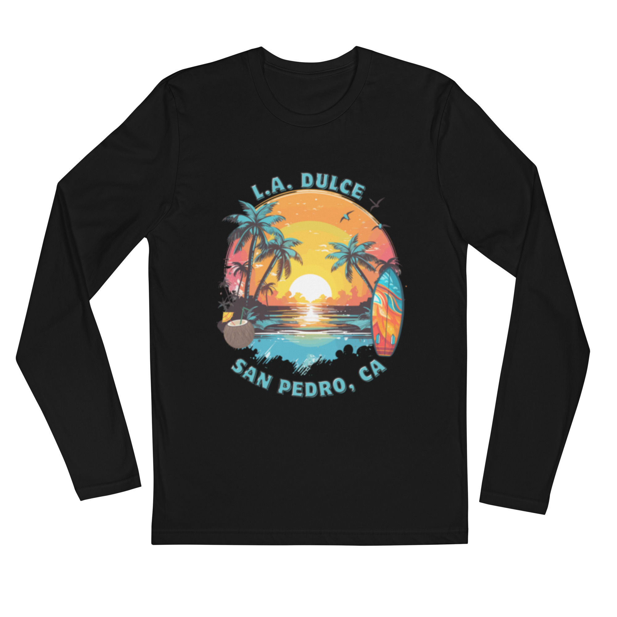 L.A. DULCE Fitted Long Sleeve