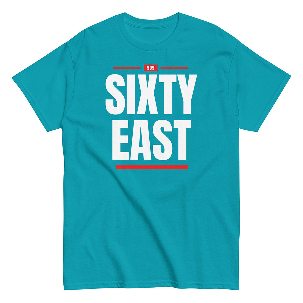 Thumbnail: Sixty East Red 909 Tee | Inland Empire Streetwear
