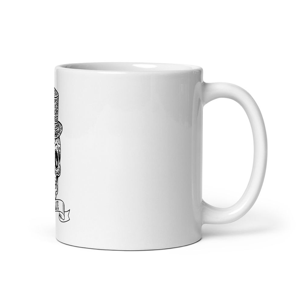 Thumbnail: L.A. Dulce Signature Sugar Skull Ceramic Mug | High-Gloss Collector’s Edition