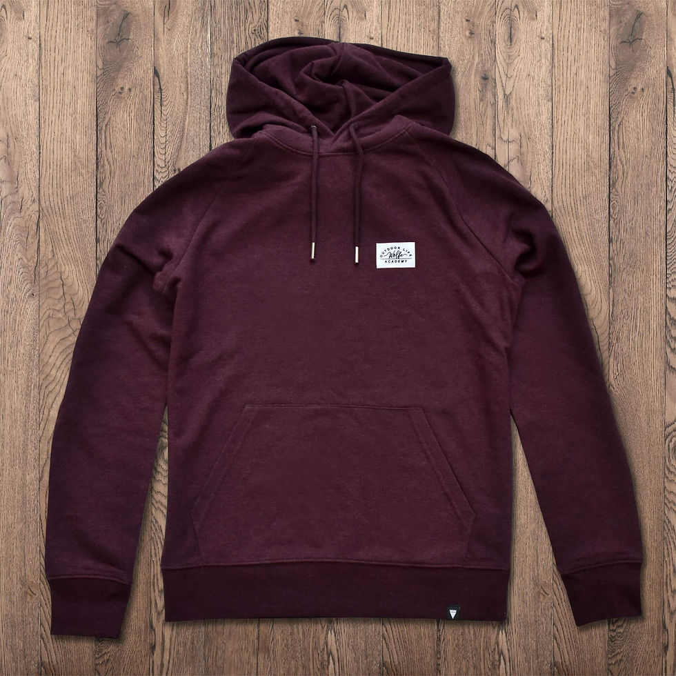 Polzeath Hoodie - Heather Maroon