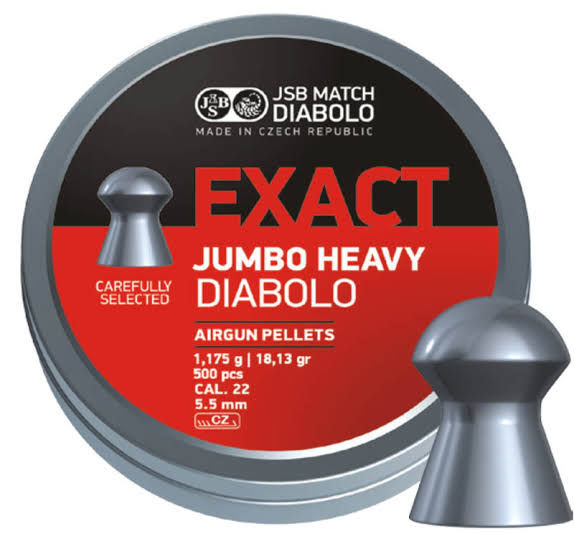 JSB Exact Jumbo Heavy 5.5mm 18.13gr
