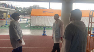 4月8日ボールボーイ(えどりく)、9日練習(江戸川第3G)