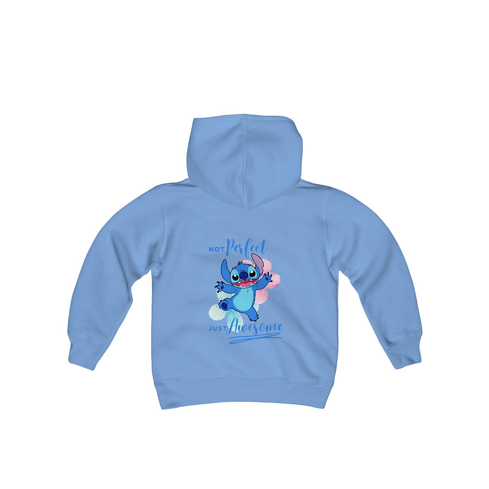 Thumbnail: Youth Heavy Blend STITCH Hooded Sweatshirt