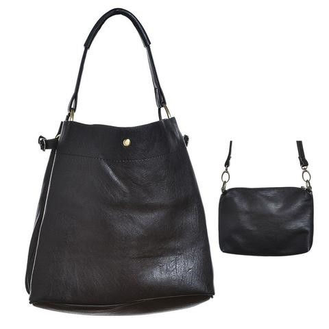 Black Bucket bag + Small bag