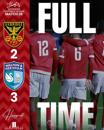 Uxbridge 2-3 Walton & Hersham