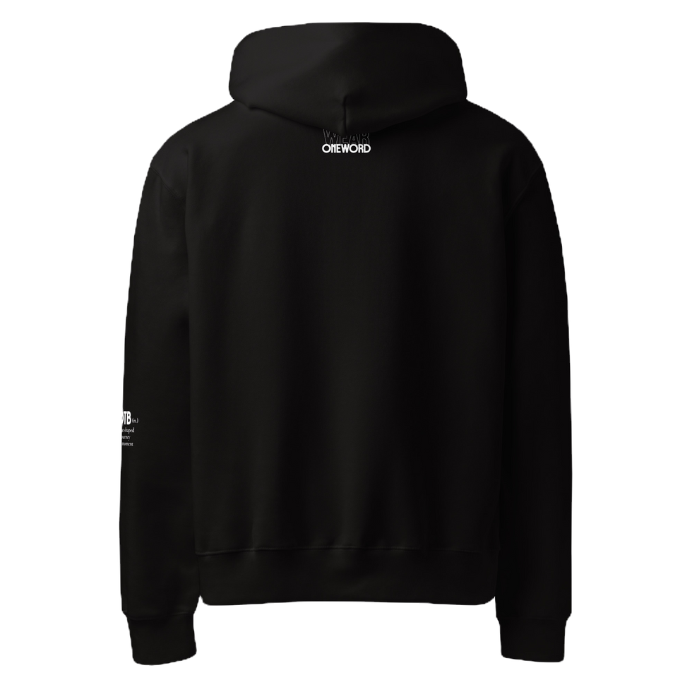 mother of the bride hoodie back view