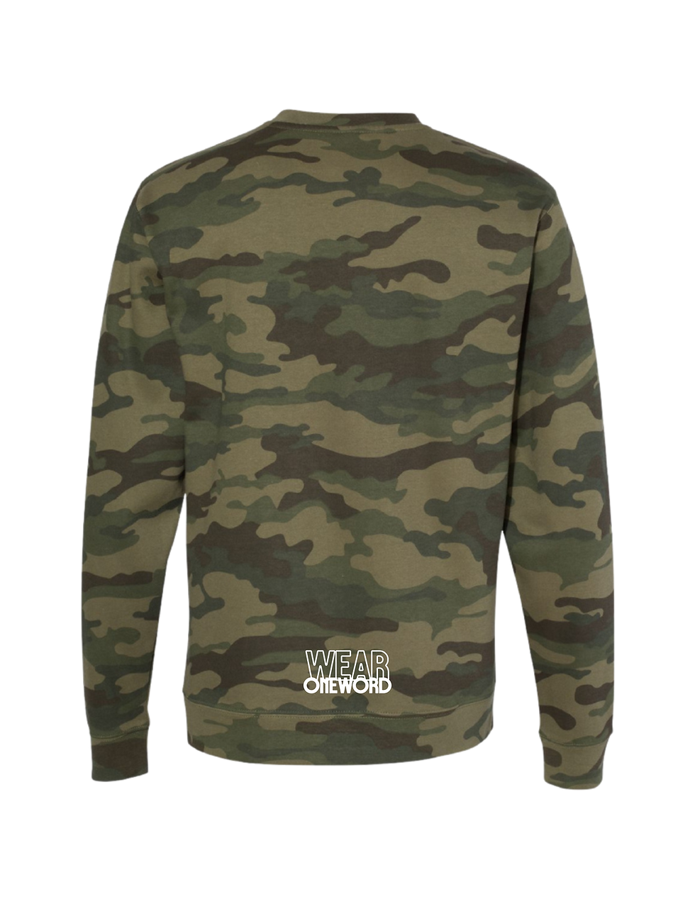 MAMA Camo Crewneck Back View