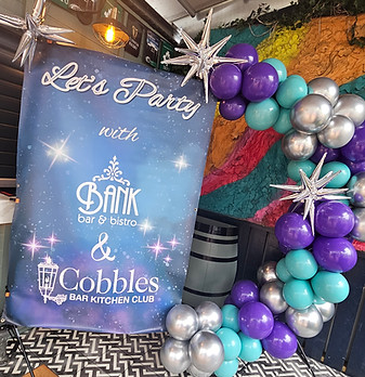 Balloon Decor and Personalised Back Drop