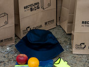 PAPER BAGS COLLECTED FOR RECYCLING