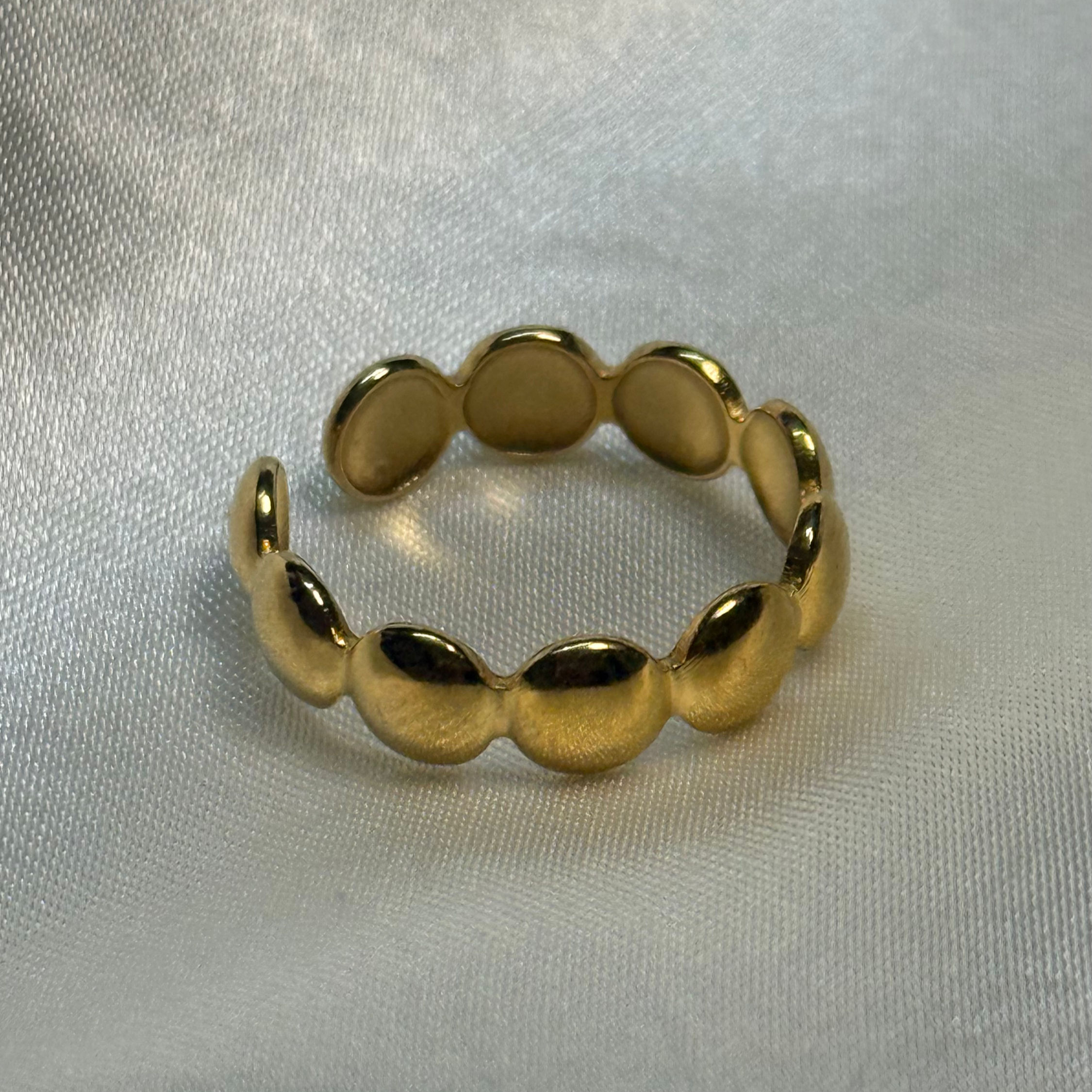 Cute Bubble Ring - Anti Tarnish - Adjustable