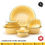 Thumbnail: กะละมังเคลือบ ทรงลึก เหลืองขอบเขียว รูปรวม