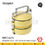 Thumbnail: ปิ่นโตเคลือบ ทรงบุษบา 14​ ซม.​ สีเหลือง นกเพนกวิน Penguin