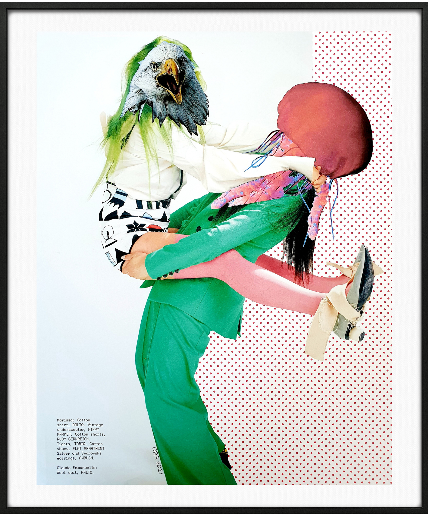 Happy people collage