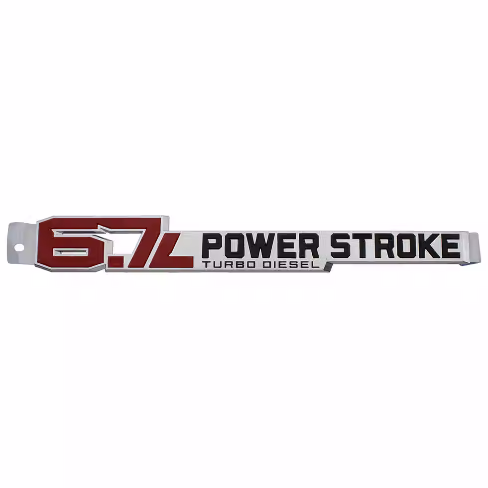 Thumbnail: NEW OEM FORD Door Emblem 6.7L POWER STROKE TURBO DIESEL PC3Z-9942528-C