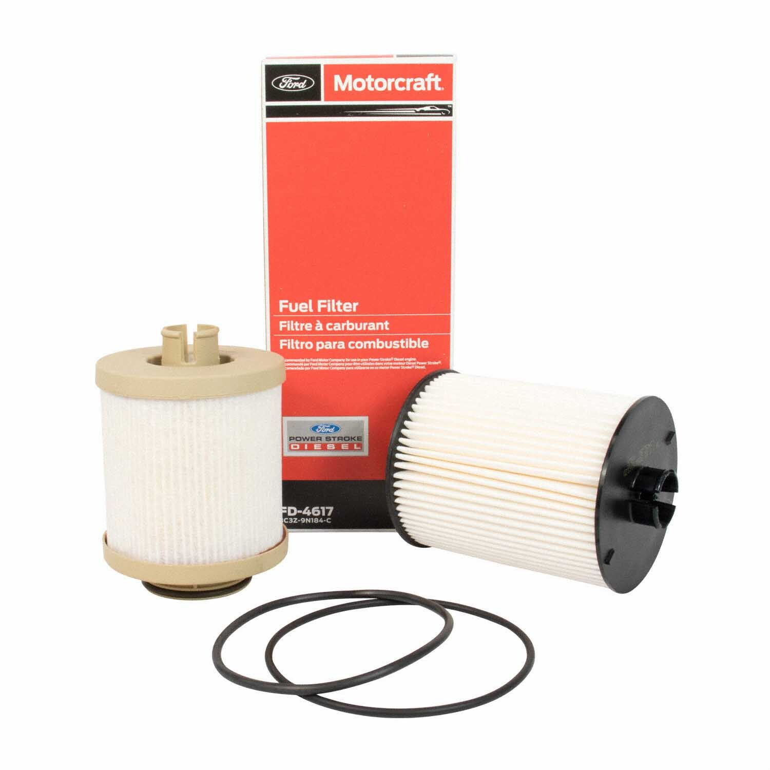 Motorcraft OEM 8C3Z-9N184-C Fuel Filter Kit 08-10 6.4L Ford Powerstroke Diesel