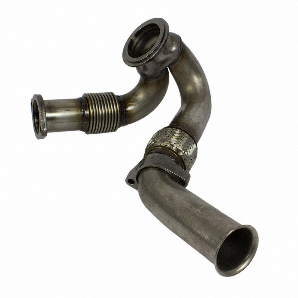 Thumbnail: Turbocharger Y-Pipe Up Pipe Kit Fit For Ford 6.0L Powerstroke 03-07 5C3Z6K854A