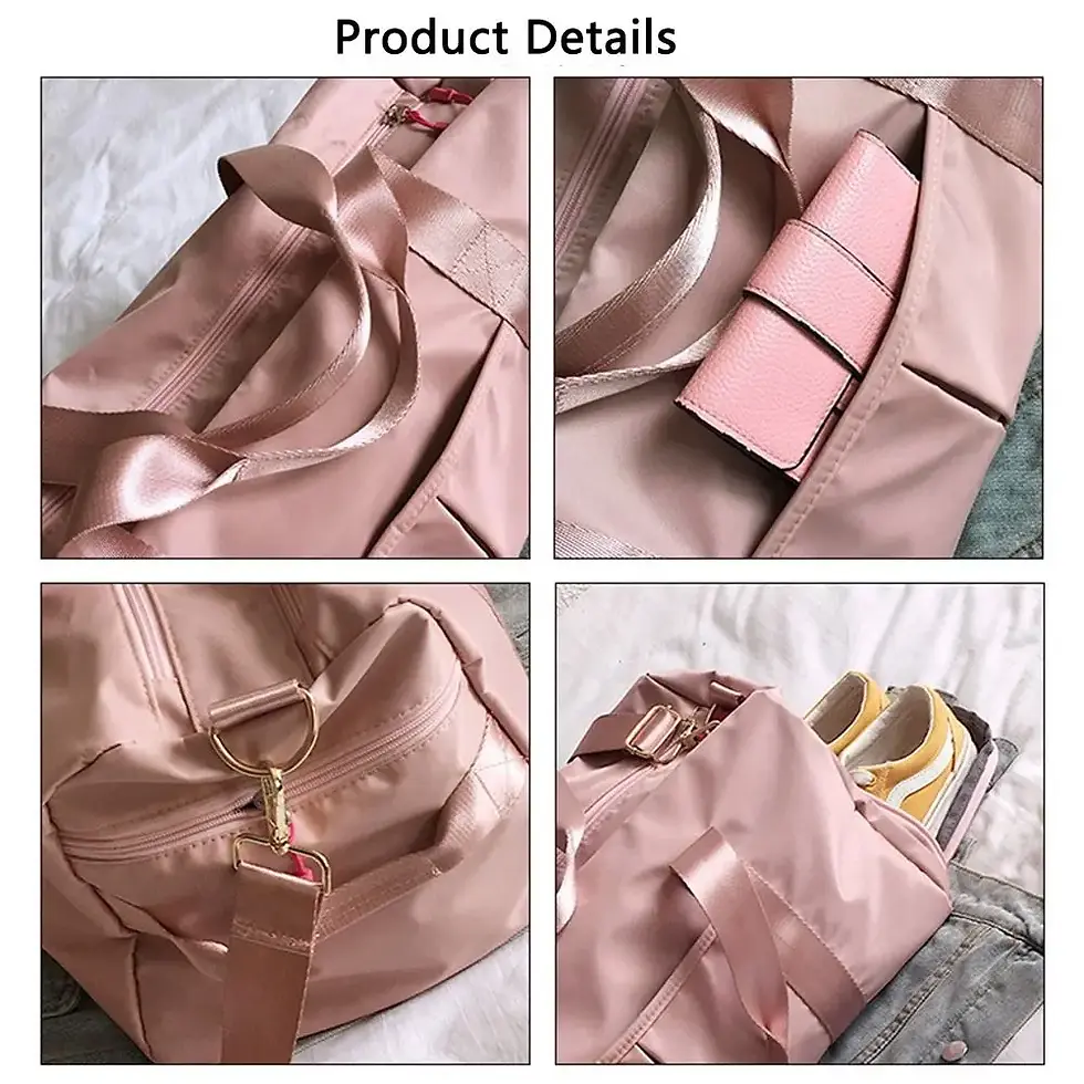 Thumbnail: Gym Yoga Luggage Bags Women Sport Duffle Bag Travel Handbag