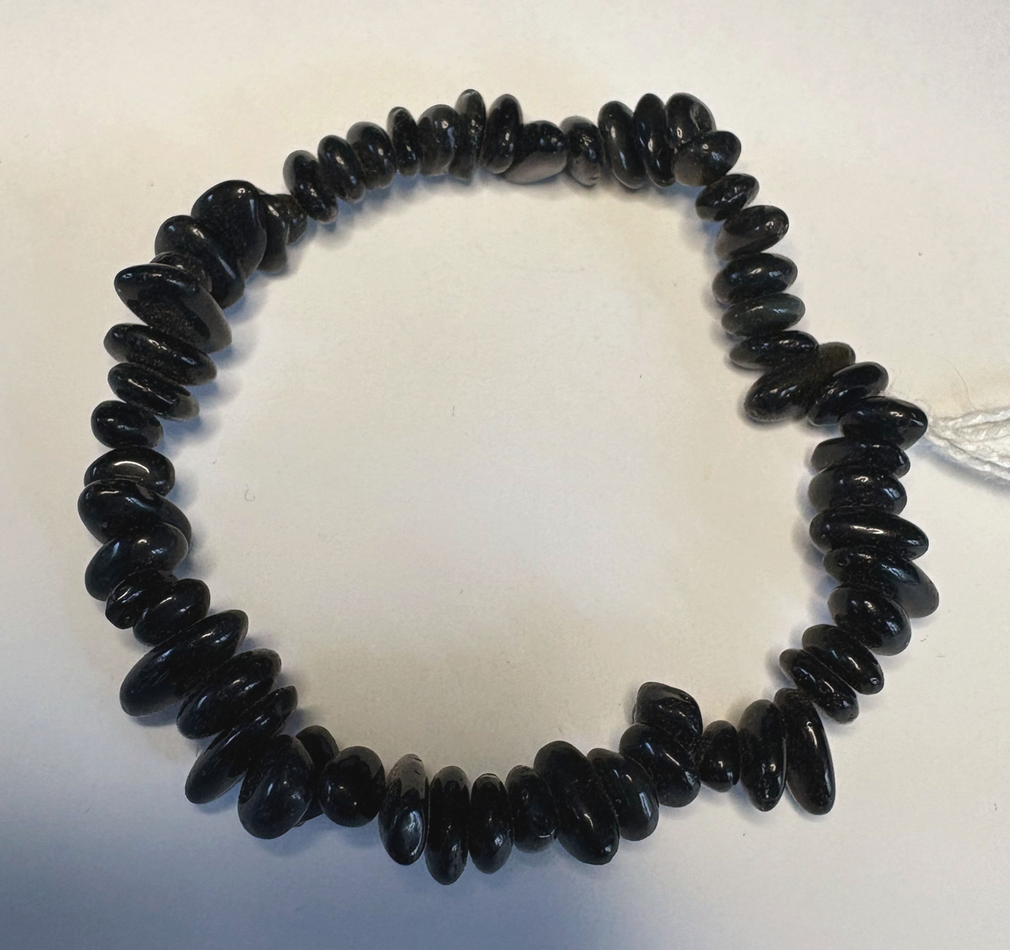 Bracelet avec pierres précieuses de tourmaline noire