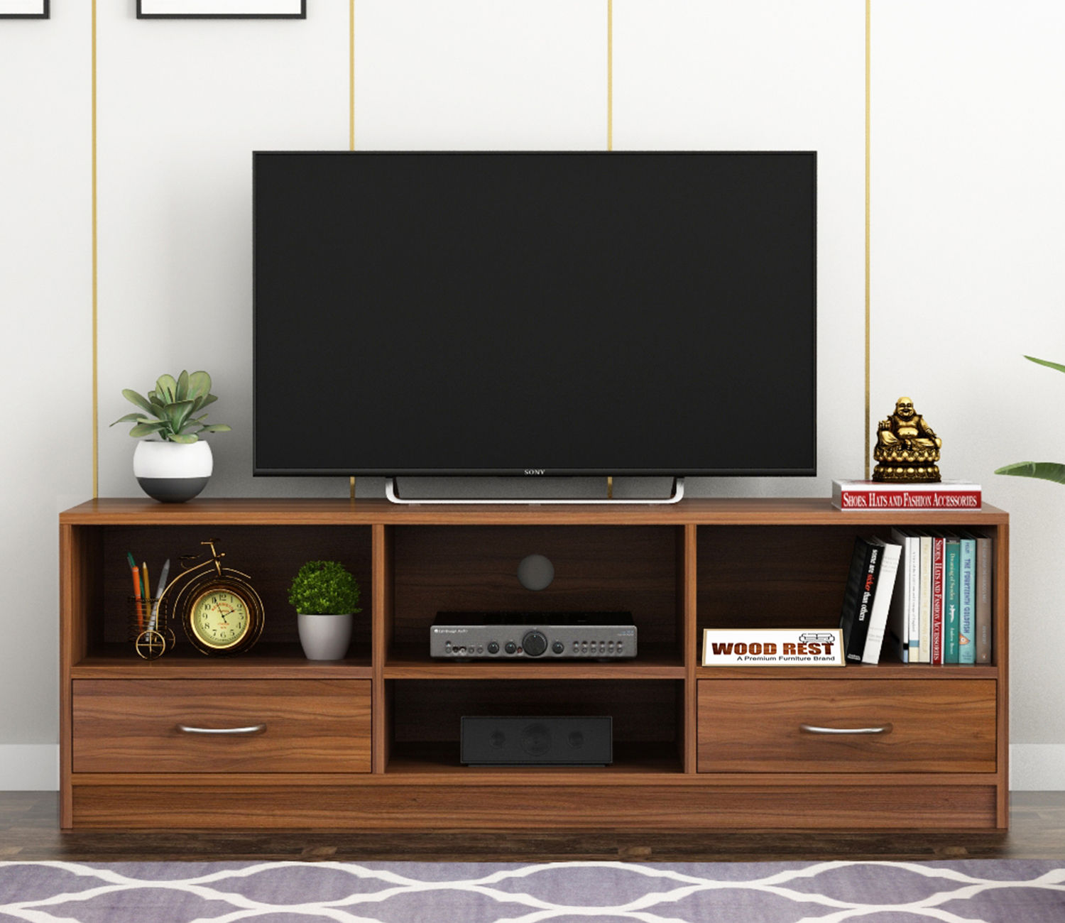U25 blocks tv unit and showcase