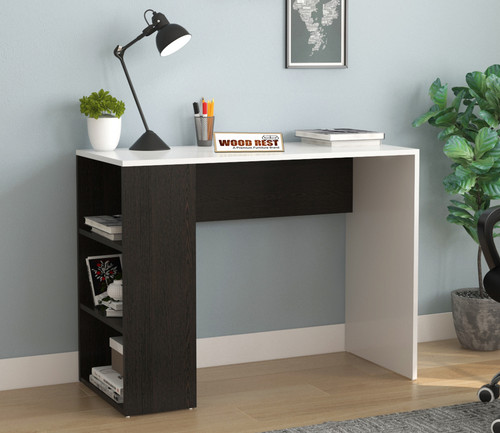O10 smart study table with book shelves | Woodrest