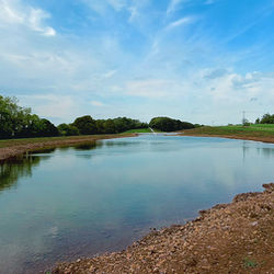 mendip lake ready for swimming, kayaking, paddleboarding