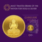 5 gm Laxmi Mata MMTC-PAMP Gold Coin - Pure and Certified Gold Coin