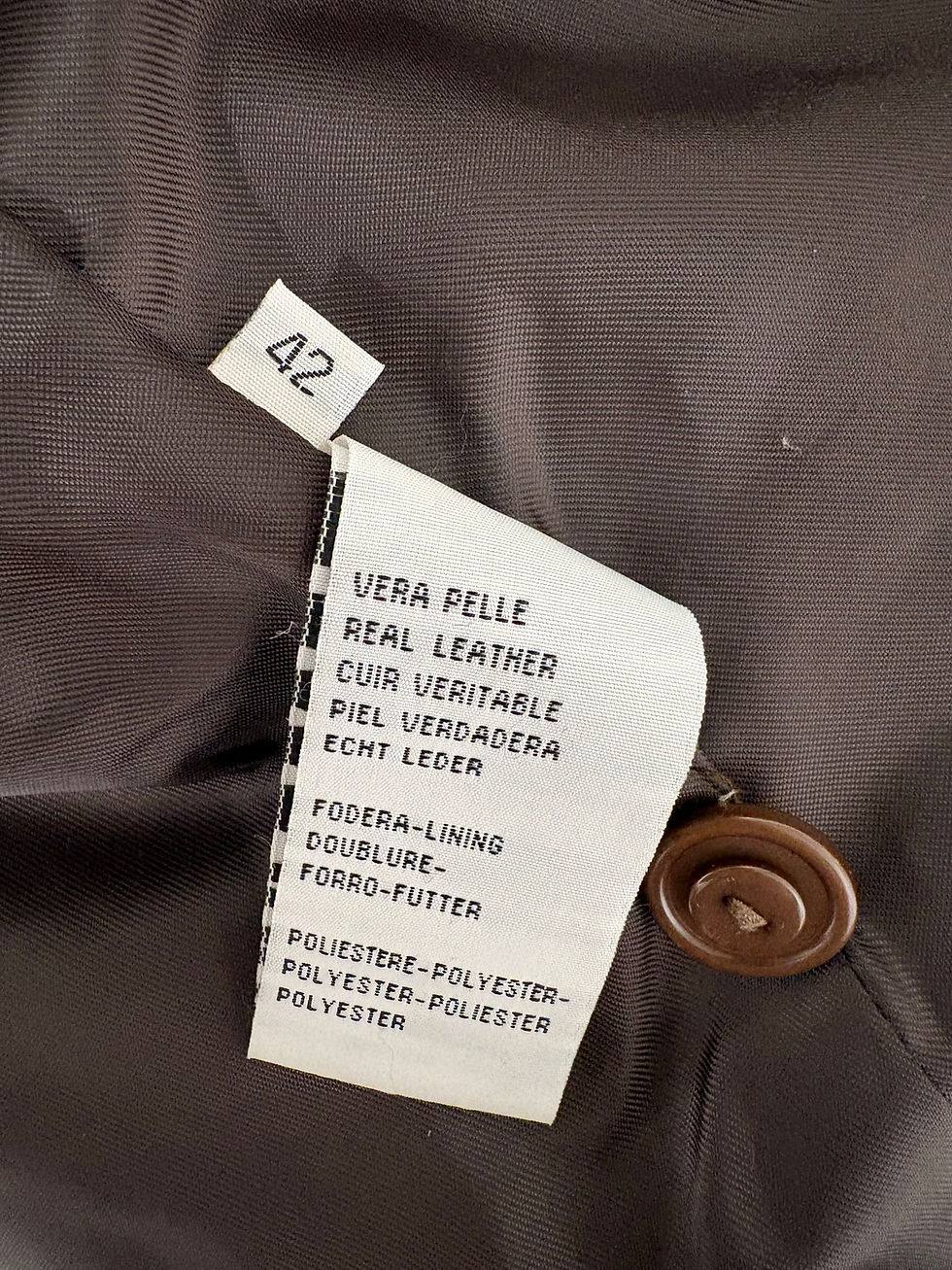 Miniaturbild: Vintage Lederblazer Gr. 36