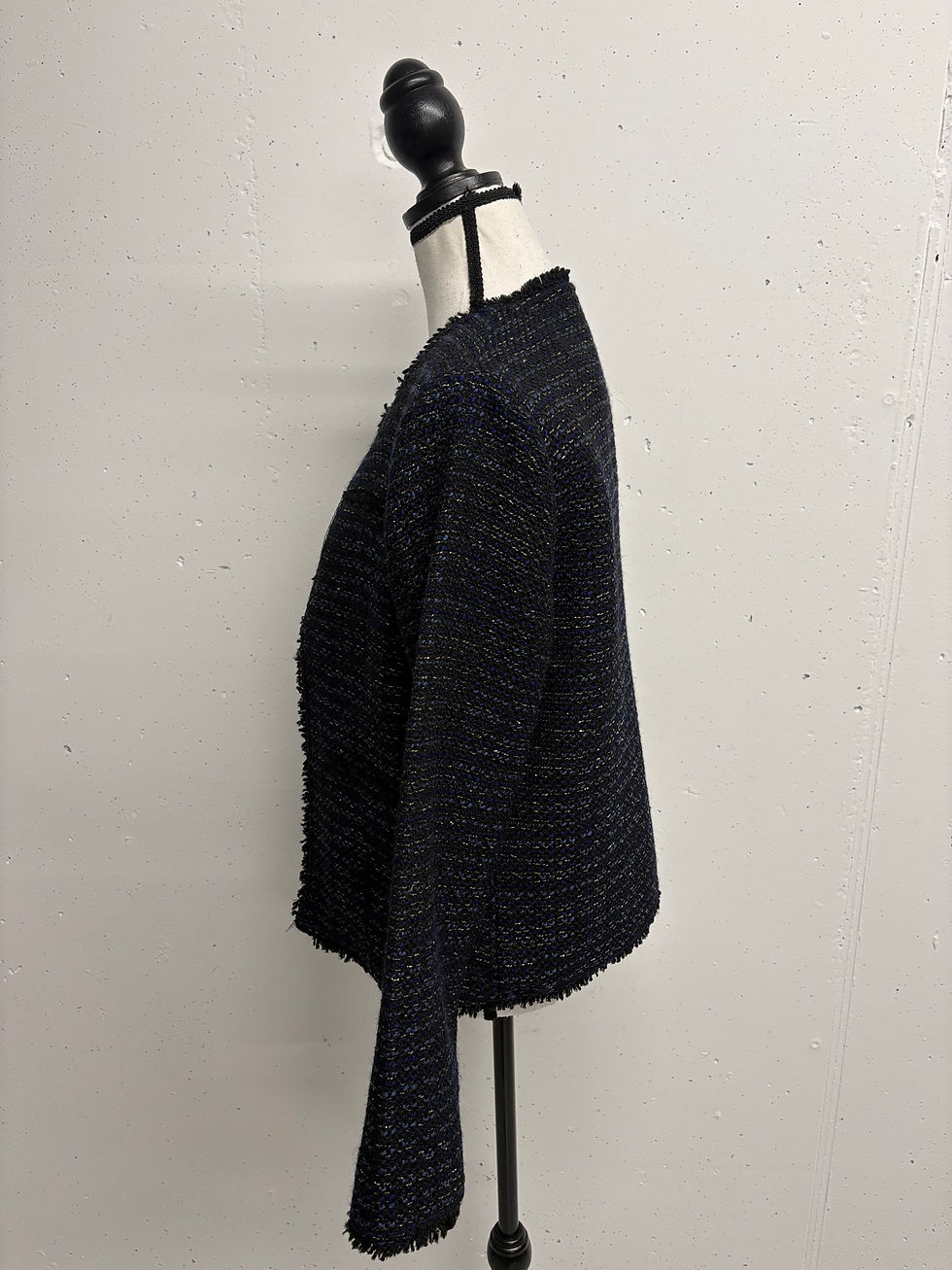 Miniaturbild: Anine Bing Tweed Blazer in blau & schwarz Gr. M