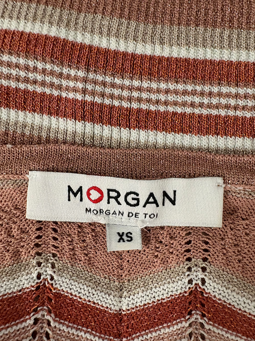 Miniaturbild: MORGAN Shirt mit Glitzerfaden Gr. XS