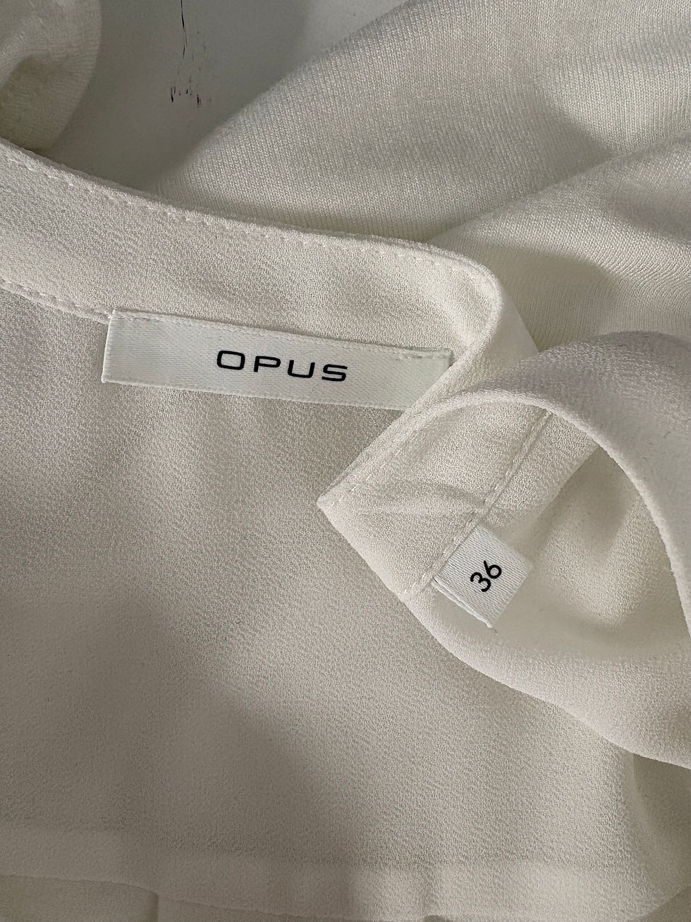 Miniaturbild: OPUS elegante Bluse mit Jersey-Anteil Gr. 36