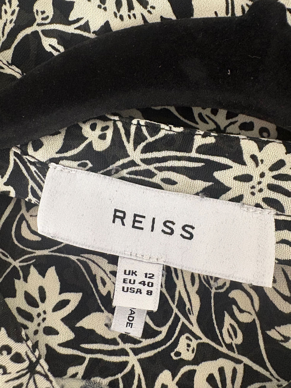 Miniaturbild: REISS Blumenkleid aus Viskose Gr. 40