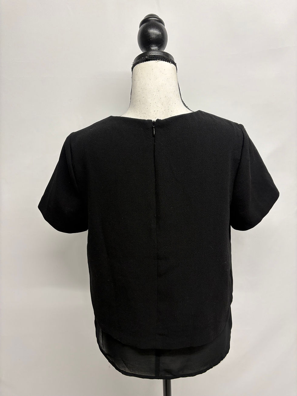 Miniaturbild: MANGO Bluse mit Chiffon-Saum Gr. S