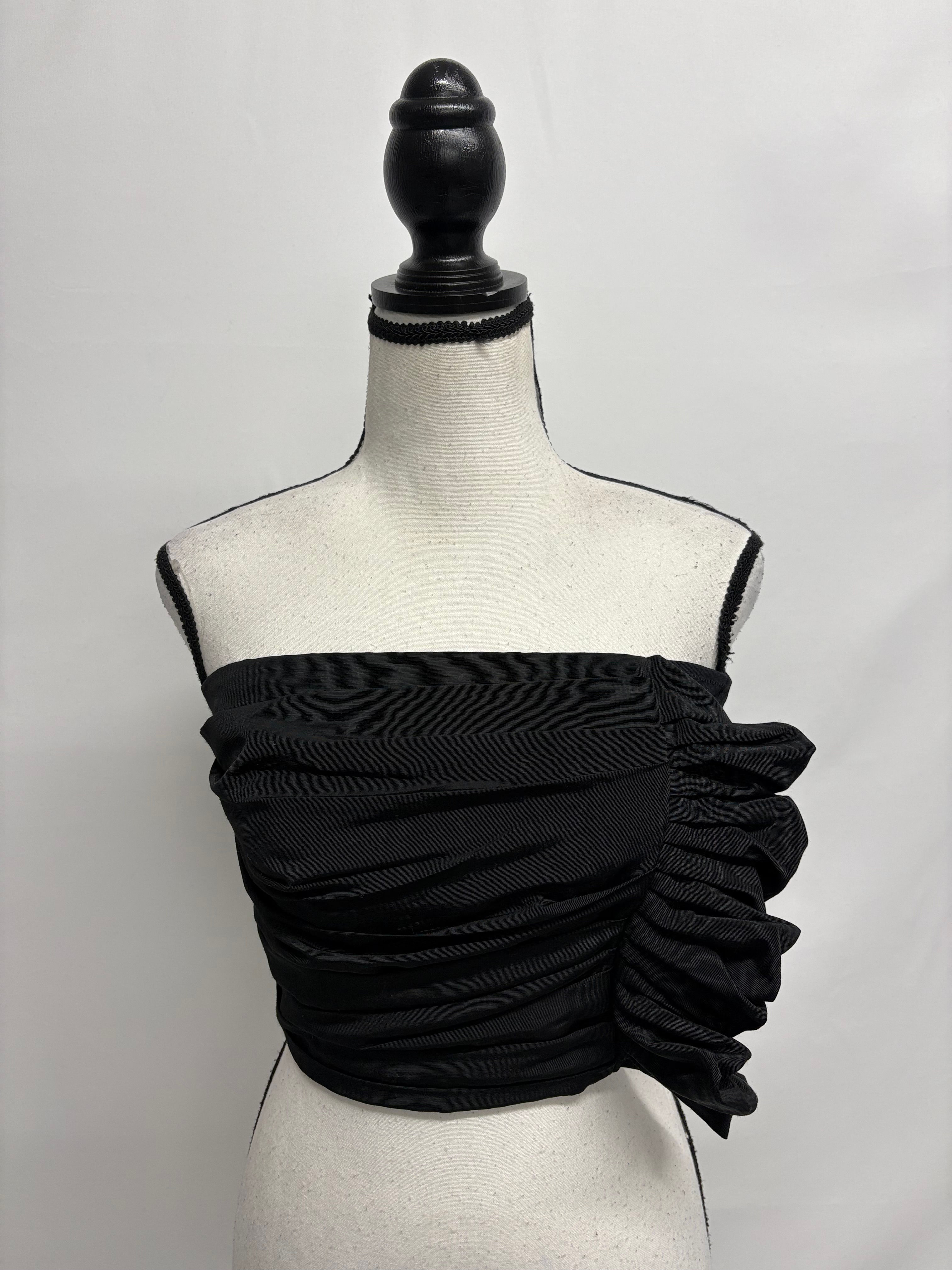 SANDRO Bustier mit Rüschen Gr. 34