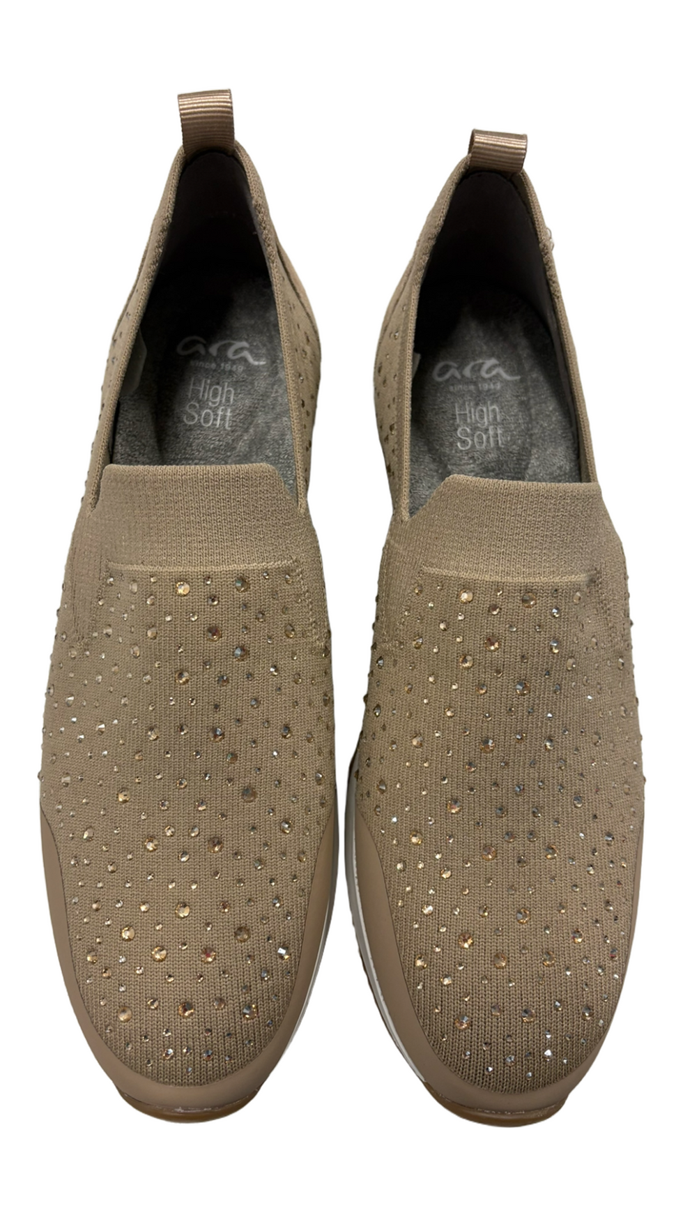 Miniaturbild: ARA Slip-On Sneakers mit Strasssteinen Gr. 39.5
