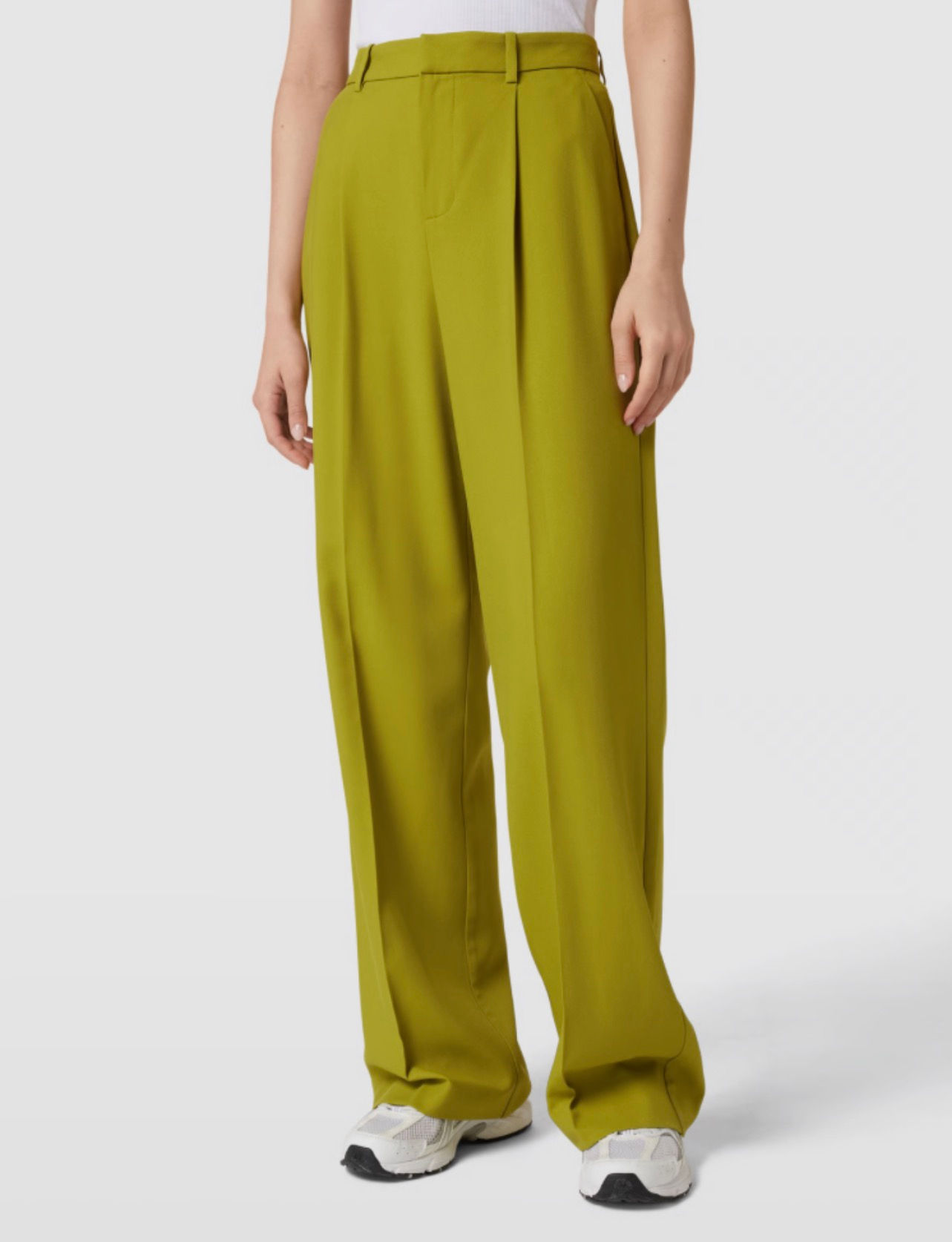 MANGO Bundfaltenhose mit Viskose Gr. 34