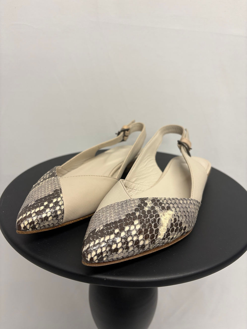 Miniaturbild: VIC MATIE Flats aus Leder mit Schlangenprint Gr. 36 (NP 259.-)