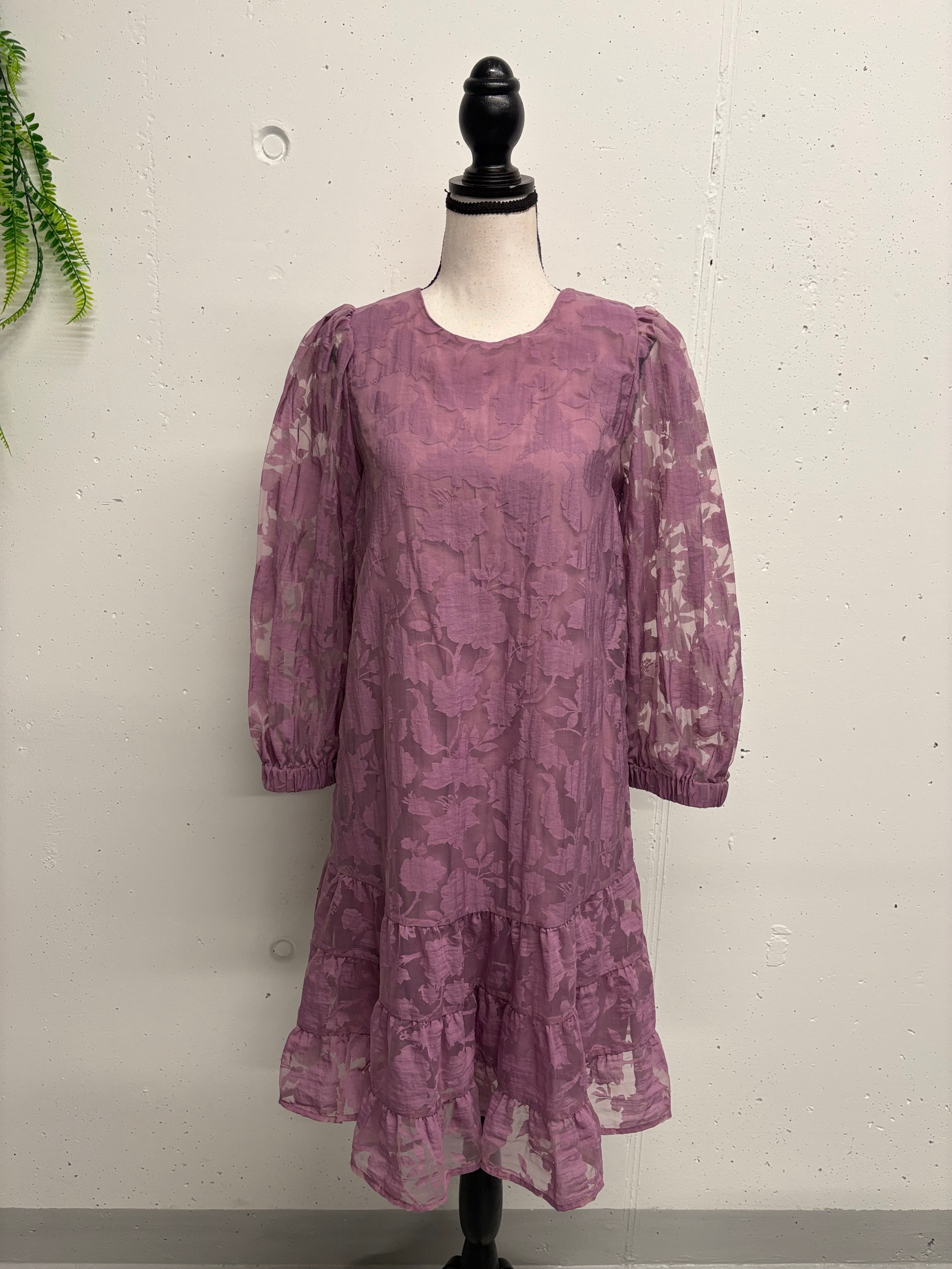 MARC CAIN Kleid in Spitzen-Optik Gr. 34