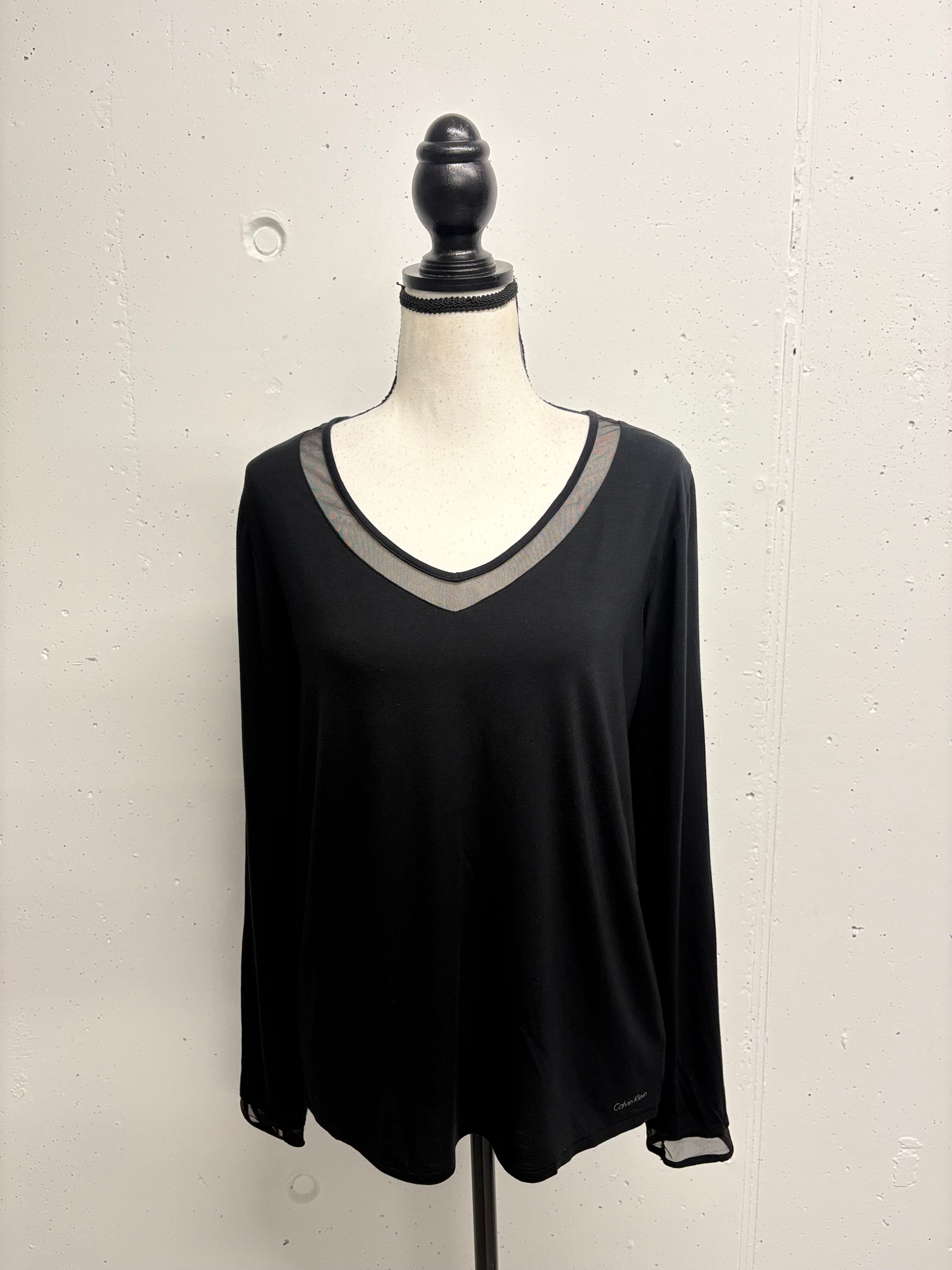 CALVIN KLEIN Longsleeve aus Modal Gr. M