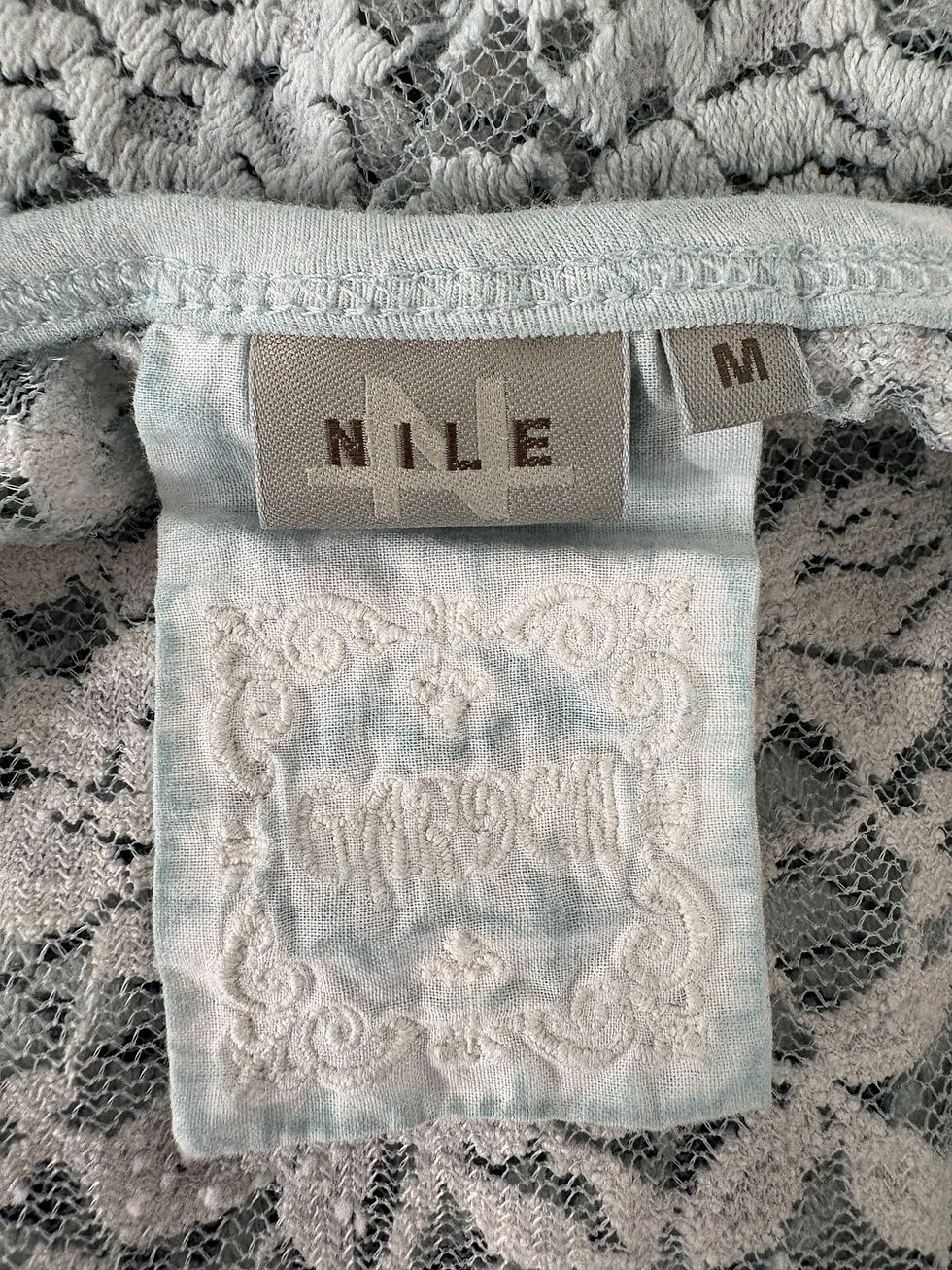 Miniaturbild: NILE langes Top aus Spitze Gr. S/M