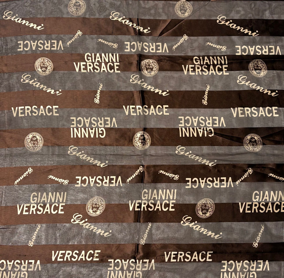 Miniaturbild: VERSACE Vintage Seidentuch 100x100cm